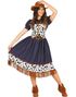 Cowgirl Kostymekjole og Jakke - Medium