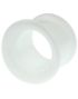 Hvid Pyrex Piercing Tunnel