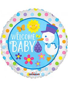 Welcome Baby - Folieballon 46 cm