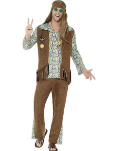 60'er Hippiekostume til Mand 5 Dele