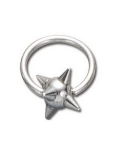 Massive Silver Spike - 1.6 x 12 mm BCR Piercing