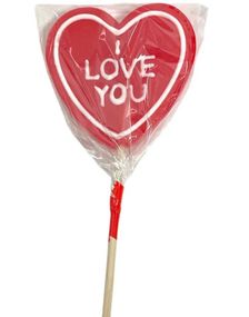 1 stk Sweety Hjerteformet Kjærlighet med Teksten "I Love You" 75 gram