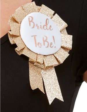 Rosé Guldfarvet Bride to Be Rosæt