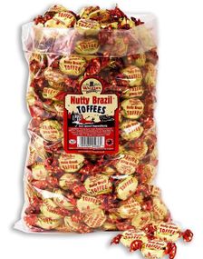 2,5 kg Walkers Nutty Brazil Toffees - Stor pose