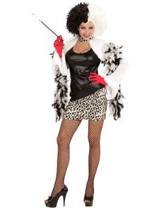 Cruella de Vil Inspireret Damekostume