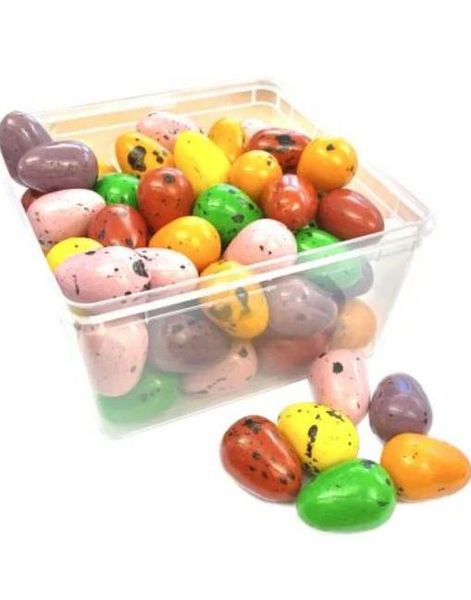 60 stk Zed Sour Bubblegum Eggs - Store Tyggegummiegg med Surt Fyll ca. 1,65 kg