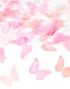 Konfettikanon med Rosa Sommerfugler 20cm - Gender Reveal Jente