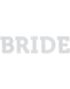 BRIDE Hvit Patch
