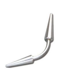 Long Spike Silver - 1,2 x 8 mm Øjenbrynspiercing 