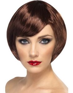Bob Haircut Paryk - Brun