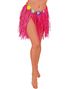 Hawaii Hula Skørt m/Blomster - 40 cm Lyserød