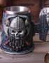 Danegeld - Stort Luksuriøst Krus med Vikingmotiv 14 cm