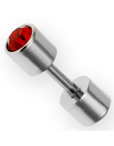 To Røde Sten - Fake Piercing