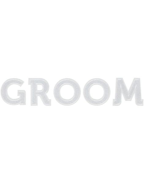 GROOM Hvit Patch