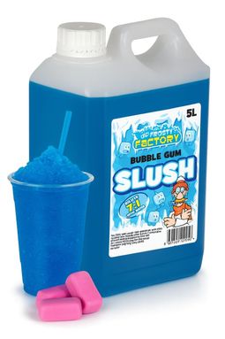Blue Bubblegum Slush-Konsentrat - 40 Liter Færdig Slush - Crazy Factory