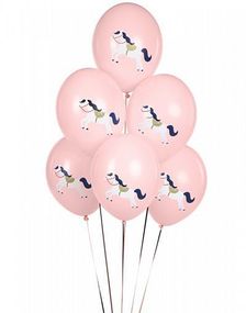 6 stk 30 cm Ballonger - Hesteballongbukett