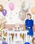 Happy Birthday - Blomstrete Folieballong 35 cm