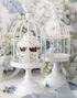 6 stk Cupcake / Muffinswrappers med Blomster og Duer