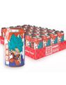 24 st Goku Strawberry & Banana Soda - Sodavand med Jordbær- og Bananesmag - ULTRAPOP - Helt Fad 24x330 ml (Japan)
