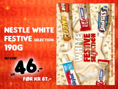 Nestle White Festive Selection 190g - Gaveboks