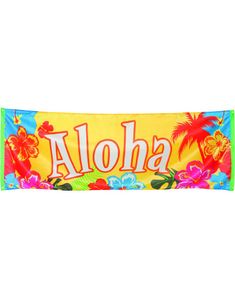 Aloha Banner 220x74 cm - Hawaii Sunset