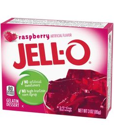 Jell-O Raspberry - Gelé Dessert - 85 g (USA Import)