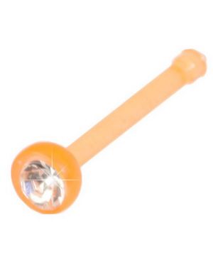 Shiny Stone - Orange Næsepiercing