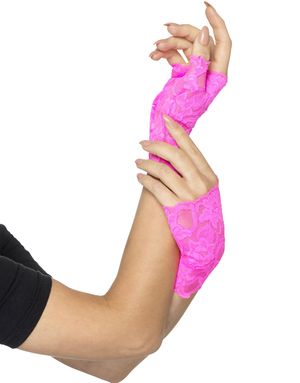 Neon Pink Blonde Handsker