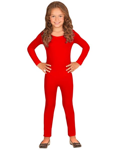Rød Bodysuit til Børn med Lange Ærmer