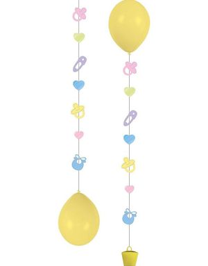 3 stk Ballonghaler med Babymotiver 51 cm