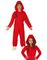 Rød Fange Jumpsuit-Kostyme til Barn