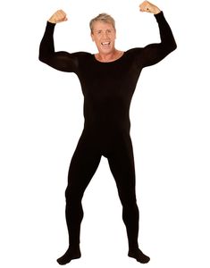 Sort Bodysuit med Lange Ærmer