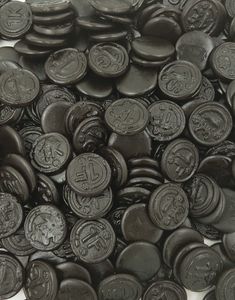 1 kg DeBron Sugarfree Liqurice Coins / Sukkerfri Lakrids Mønter