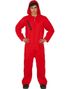 Rød Fange Jumpsuit-Kostyme til Mann - Strl S