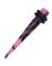 Spike Expander - Rosa og Sort Akryl Piercing