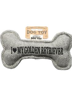 I Love My Golden Retriver - Legetøj Til Hund Med Lyd - 20 cm