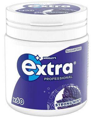 Stor Extra Professional Strong Mint Tyggegummi Boks 84g