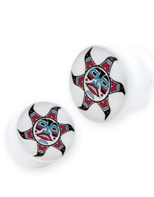 Egyptian Sun - Hvid Piercing Plug