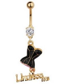 Undress Me - Belly Piercing - Gold