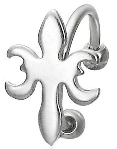 Fleur de lis - 1,2 x 10 mm Øjenbrynspiercing