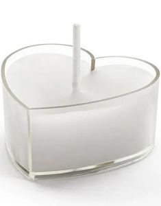 10 stk Hjerteformede Stearinlys - 4 cm