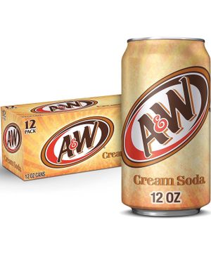 12 stk A&W Cream Soda - Hel Eske 12x355 ml (USA Import)