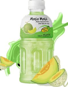 Mogu Mogu Nata De Coco - Melonjuice med Kokosgelebiter 320 ml (Japan Import)