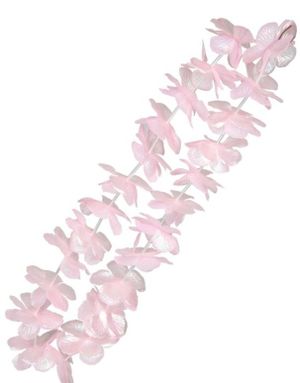 Hawaiikrans i Pastell Rosa med Iriserende Effekt