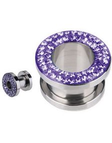 Piercing Tunnel med Lilla Sten