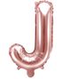 Rose Guldfarvede Bogstavballoner A-Z - 35 cm