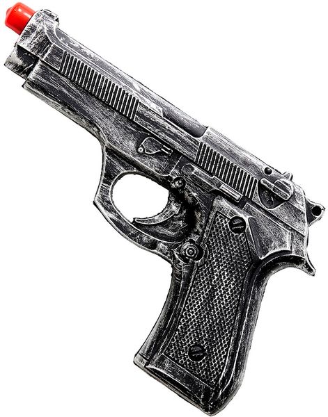 Sort Pistol i Skumlatex 20 cm