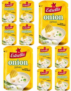 10 stk. Estrella Onion Dipmix - Pakkerabat til Løg Dip-Elskere