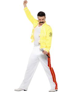 Licenseret Freddie Mercury Herrekostume