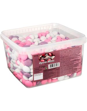 2,5 kg Anthon Berg Opera Mints - Pebermyntepastiller med Mørk Chokolade